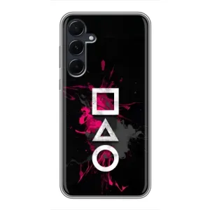 Чохол Гра в кальмара для Samsung Galaxy A55 (Символи Гра кальмара)