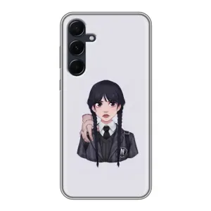 Чохли Венсдей на Samsung Galaxy A55 Уенсдей (AlphaPrint) (Венздей і Річ)