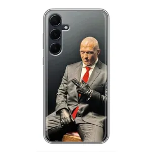 Чехол с принтом «Усик Hitman» для Samsung Galaxy A55