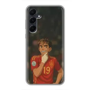 Чехол с футболистом Ламин Ямаль Samsung Galaxy A55 (Ямаль аниме)