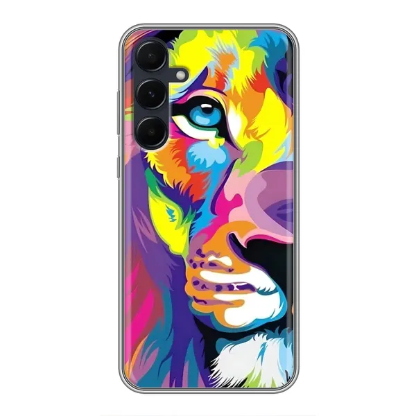 Чохол з принтом «Яскравий Лев» для Samsung Galaxy A55