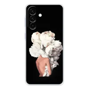 Чехлы (ART) Цветы на Samsung Galaxy A56 5G (VPrint) (Белые цветы)