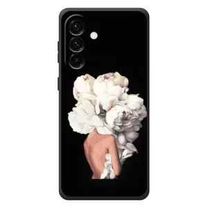 Чехлы (ART) Цветы на Samsung Galaxy A57 (VPrint) (Белые цветы)