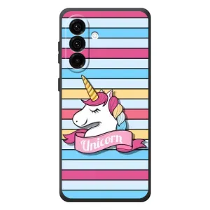 Чехол для Гелекси А57 - (Единорожки - Новинки) (AlphaPrint) (Unicorn)