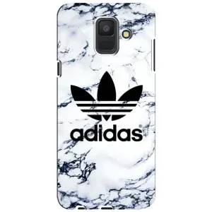 Чохли Адидас для Samsung Galaxy A6 2018, A600F (AlphaPrint) (Адідас на мраморі)