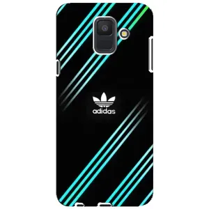 Чохли Адидас для Samsung Galaxy A6 2018, A600F (AlphaPrint) (Адідас з полосами)