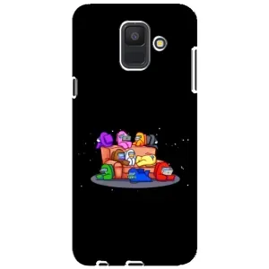 Чехол Амонг Ас для Samsung Galaxy A6 2018, A600F (AlphaPrint) (Амонг-ас)