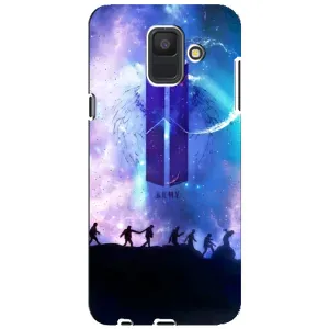 Чохли BTS для Samsung Galaxy A6 2018, A600F (AlphaPrint) (Army BTS)
