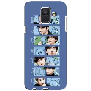 Чохли BTS для Samsung Galaxy A6 2018, A600F (AlphaPrint) (Bangtan)