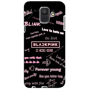 Чохол з музикальним гуртом для Samsung Galaxy A6 2018, A600F (BLACKPINK)