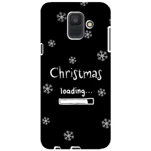 Різдвяні, Святкові Чохли для Samsung A6 2018, А600F (Christmas loading)