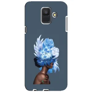 Чехлы (ART) Цветы на Samsung Galaxy A6 2018, A600F (VPrint) (Квіти на голові)