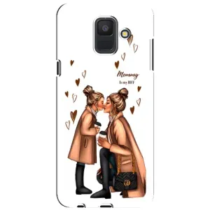 Чохол з друком для Samsung Galaxy A6 2018, A600F - (Мама з дитинкою) (AlphaPrint) (Донька і мама)
