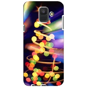 Новорічні Чохли для Samsung A6 2018, А600F (VPrint) (Ялинка в огоньках)