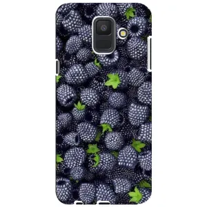 Чохли з фруктами для Samsung Galaxy A6 2018, A600F (VPrint) (Ожина)