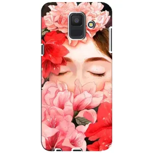 Чехлы (ART) Цветы на Samsung Galaxy A6 2018, A600F (VPrint) (Очі в квітах)