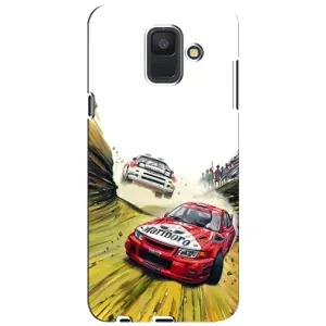 Чохли з Машинами на Samsung A6 2018, А600F (VPrint) (Гоночні Тачки)
