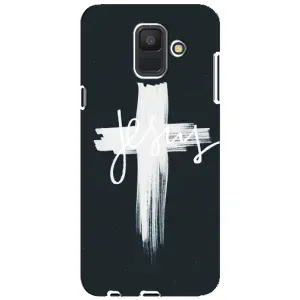 Чехол для Samsung Galaxy A6 2018, A600F (AlphaPrint) - (Христианские) (Иисус)