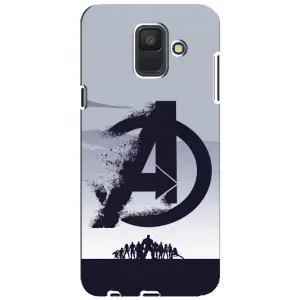 Чохли з героями Марвел Samsung Galaxy A6 2018, A600F (VPrint) (Команда А)