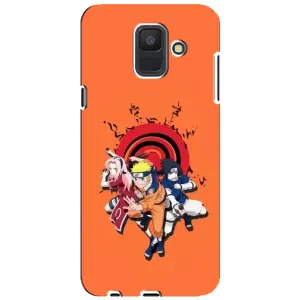 Naruto Anime Чохли для Samsung A6 2018, А600F (AlphaPrint) (команда Наруто)