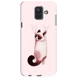 Чохол на Samsung A6 2018, А600F з Котиками (VPrint) (Котик падає)