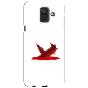 Чехол с принтом (Русский корабль...) для Samsung A6 2018, А600F (AlphaPrint) (Кремлівський Корабель)