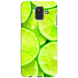 Чохли з фруктами для Samsung Galaxy A6 2018, A600F (VPrint) (Лайм)