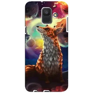 Чохли з картинкою Лисичка для Samsung Galaxy A6 2018, A600F (VPrint) (Лисичка в космосі)