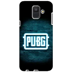 Чехол PUBG для Самсунг А шесть двадцать восемнадцать, А шестьсот Ф (AlphaPrint) (Лого PUBG)
