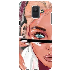 Чохол з друком для Samsung Galaxy A6 2018, A600F - (Мода) (AlphaPrint) (Макіяж)