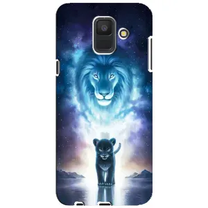 Чохол з картинкою ЛЕВ для Samsung Galaxy A6 2018, A600F (VPrint) (Маленький лев)