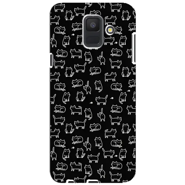 Чехол с принтом «Меленькие котики» для Samsung Galaxy A6 2018 (A600F) Чехол с принтом «Меленькие котики» для Samsung Galaxy A6 2018 (A600F)