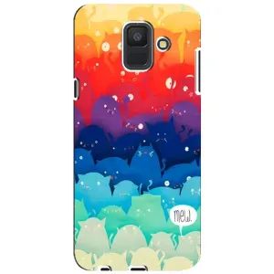 Чохол на Samsung A6 2018, А600F з Котиками (VPrint) (Mew)