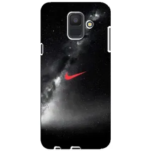 Чохол для Samsung Galaxy A6 2018, A600F - з принтом Найк (AlphaPrint) (Найк червоний)
