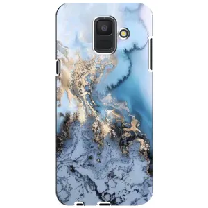 Мраморний чехол на Samsung Galaxy A6 2018, A600F (VPrint) (Ніжний мрамор)