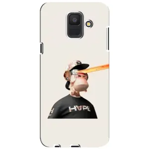 Чехлы с Обезьянами NFT для Samsung Galaxy A6 2018, A600F (AlphaPrint) (обезьяна NFT в очках)