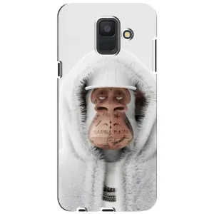 Чехлы с Обезьянами NFT для Samsung Galaxy A6 2018, A600F (AlphaPrint) (обезьяна NFT в тату)