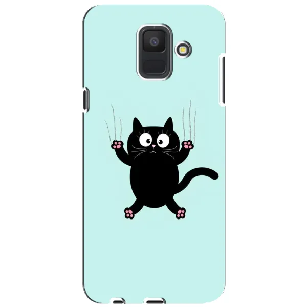 Чехол с принтом «Падающий кот» для Samsung Galaxy A6 2018 (A600F) Чехол с принтом «Падающий кот» для Samsung Galaxy A6 2018 (A600F)