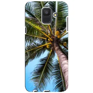 Силіконовий чохол з КАРТИНКАМИ літо для Samsung Galaxy A6 2018, A600F (AlphaPrint) (Пальма)