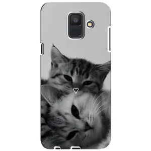 Чохол з малюнком кіт на Samsung Galaxy A6 2018, A600F (Пара котів)