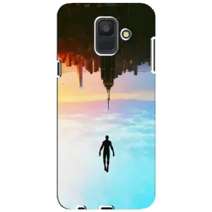 Чохол з людиною павуком для Samsung Galaxy A6 2018, A600F - (AlphaPrint) (Людина павук)