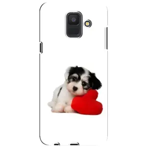 Чохли з собаками для Samsung Galaxy A6 2018, A600F (VPrint) (Песик)