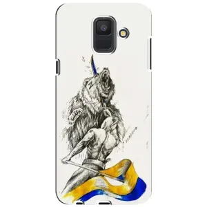 Чохли (Доброго вечора, ми за України) для Samsung A6 2018, А600F (AlphaPrint) (Перемога)
