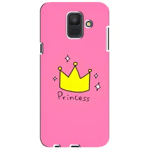 Чохол з картинкою (Стильні) Samsung A6 2018, А600F - (AlphaPrint) (Princess)