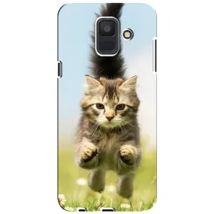 Чохли з Котиками для Samsung Galaxy A6 2018, A600F (VPrint) (Прижок кота)