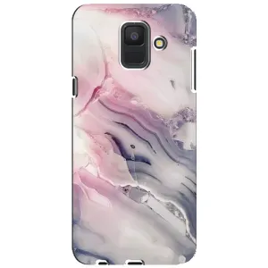 Мраморний чехол на Samsung Galaxy A6 2018, A600F (VPrint) (Пурпурний Мрамор)