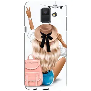 Чохол з друком для Samsung Galaxy A6 2018, A600F - (Мода) (AlphaPrint) (Подорож)