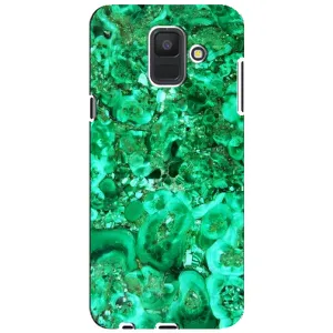 Мраморний чехол на Samsung Galaxy A6 2018, A600F (VPrint) (Салатовий Мрамор)