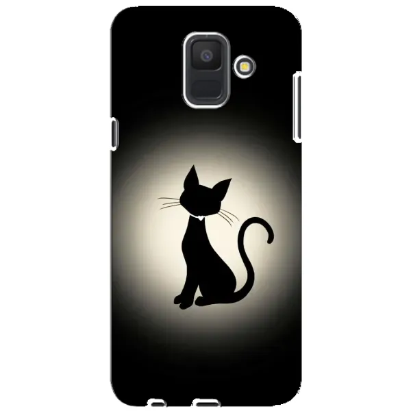 Чехол с принтом «Силуэт котика» для Samsung Galaxy A6 2018 (A600F) Чехол с принтом «Силуэт котика» для Samsung Galaxy A6 2018 (A600F)