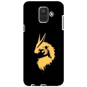Naruto Anime Чохли для Samsung A6 2018, А600F (AlphaPrint) (силует Курама Наруто)